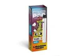 Czech CBD THCV Vape Pen disPOD Libanon Hash, 25% THCV, 67% CBG, 1 ml