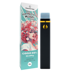 Canntropy CBG9 Disposable Vape Pen Candy Cane Kush, CBG9 85% quality, 1 ml