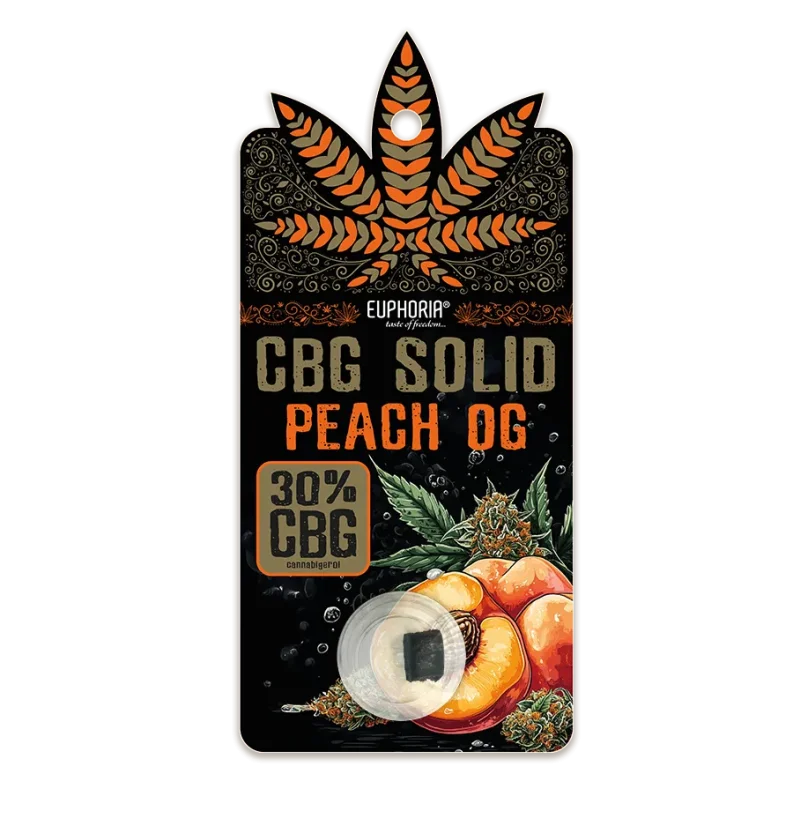 Euphoria CBG kieto maišelio persikų OG, CBG 30 %, 1 g
