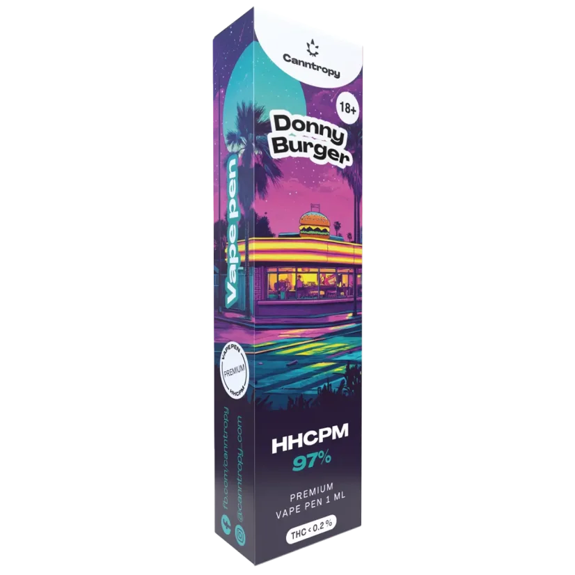 Canntropy HHCPM Vape Pen Donny Burger, HHCPM 97% quality, 1 ml