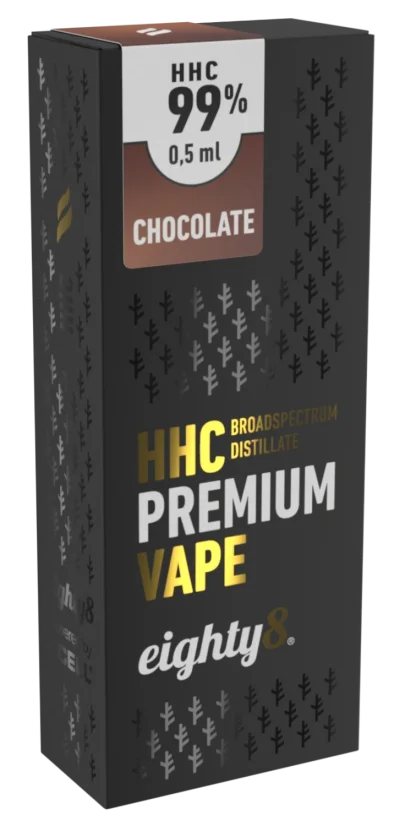 Eighty8 HHC Vape Chocolate, 99 % HHC, 0,5 ml
