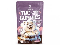 CanaPuff THCJD Gummies Birthday Cake, 5 sztuk x 25 mg THCJD, 125 mg