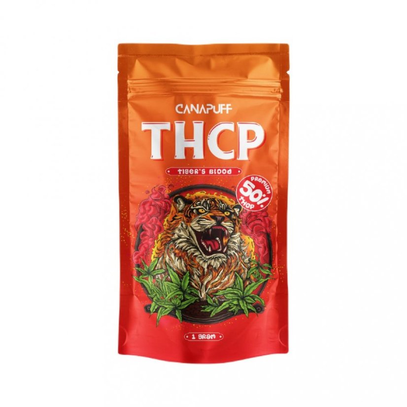 CanaPuff THCp virág TIGER'S BLOOD, 50 % THCp, 1 g - 5 g