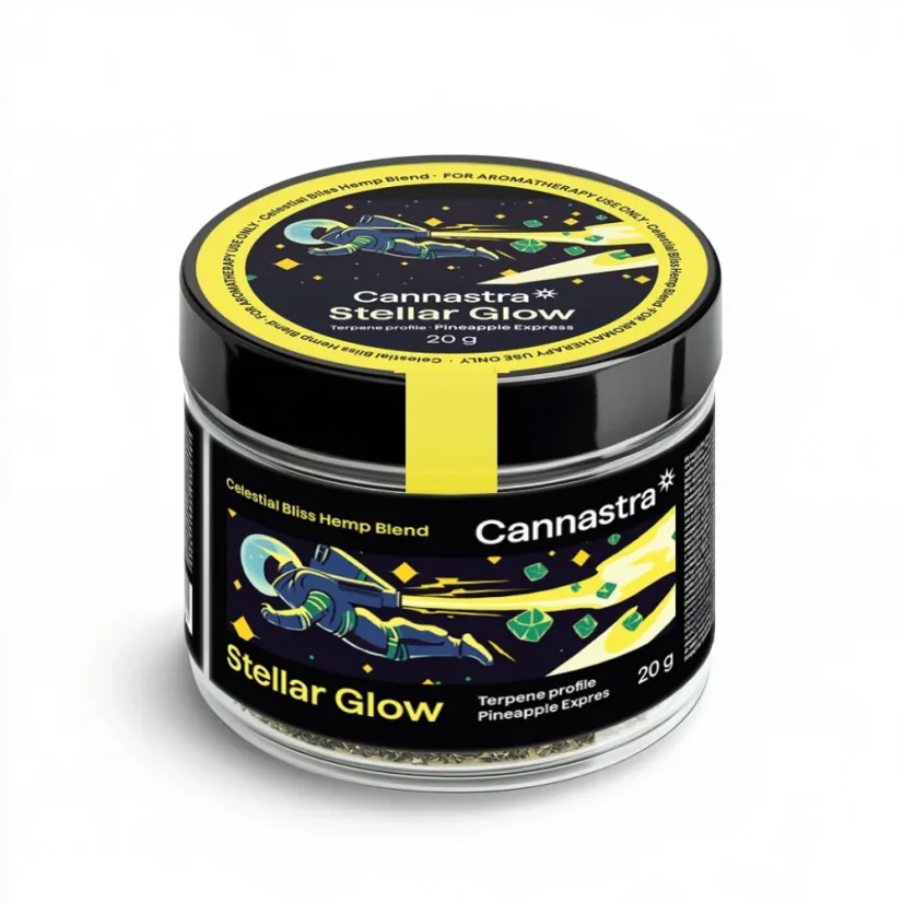 Cannastra Mieszanka konopi - Stellar Glow Zmielone kwiaty Ananas Express (20 g)