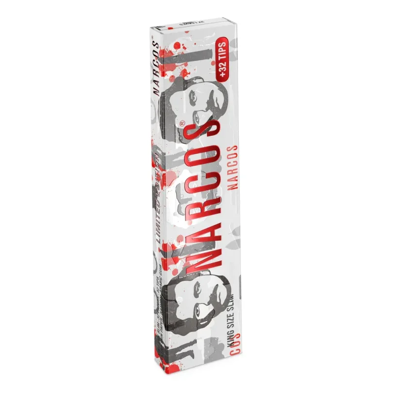 Narcos Limitowana edycja bibułek King Size Slim + tipsy - losowy projekt