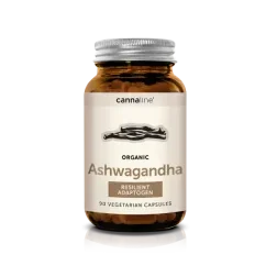 Cannaline Ashwagandha Resilient Adaptogen Mushrooms, 90 kapsulių