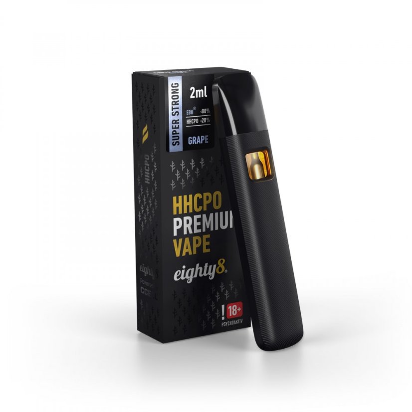 Eighty8 HHCPO Vape Pen Super Strong Premium Grape, 20 % HHCPO, 2 ml