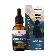 Canntropy CBD Ulei de Cânepă, 10%, 1000mg, 10ml