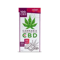 Euphoria Dark chocolate with hemp seeds, 100 mg CBD, 80 g