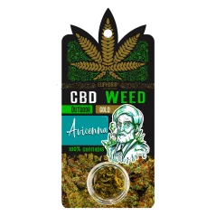 Euphoria CBD Erva Gold Avicenna Outdoor, 0,7 g