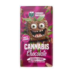Cannabis Bakehouse piena šokolādes batoniņš ar kaņepju sēklām, White Widow, 1 gab.