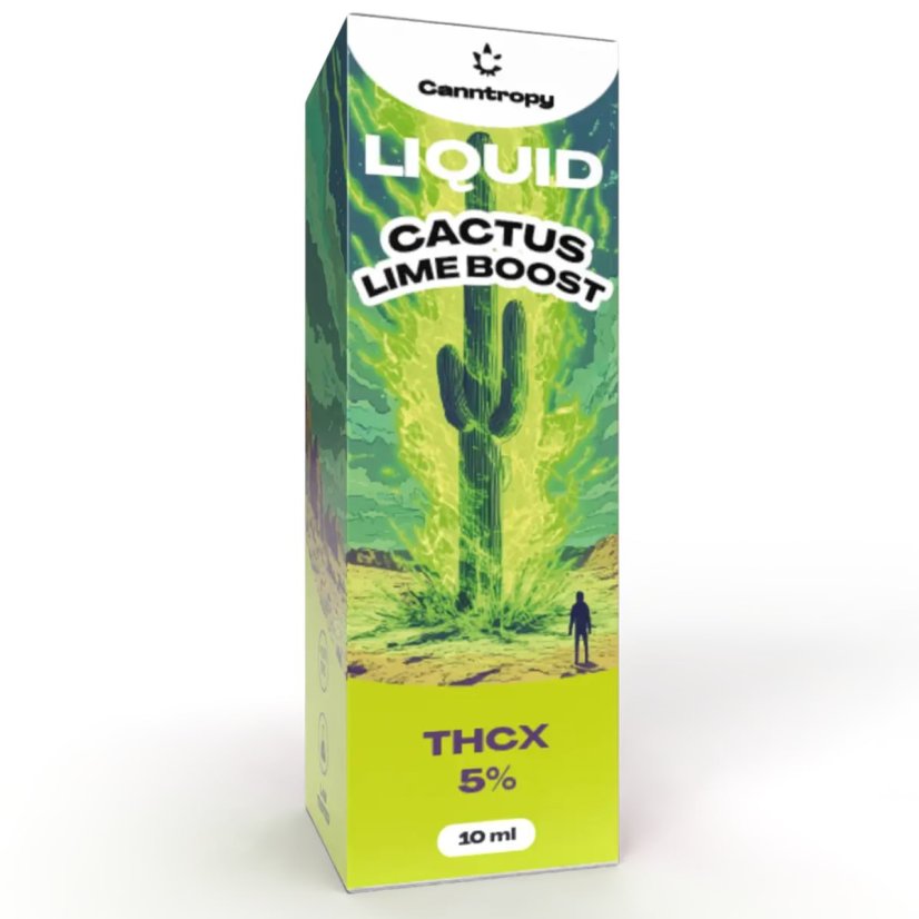 Canntropy THCX Liquid Cactus Lime Boost, THCX 5%, 10 ml