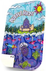Best Buds Purple Haze Suuri metallinen rullatarjotin, jossa on magneettinen myllykortti