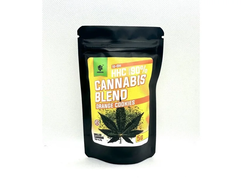 Czech CBD 10-OH HHC kanapių mišinio oranžiniai sausainiai, 20 % 10-OH HHC