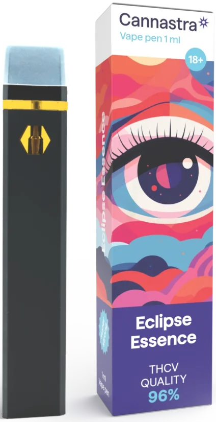 Cannastra THCV Disposable Vape Pen Eclipse Essence, THCV 96% quality, 1 ml