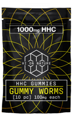 Hi on Nature HHC Gummies Gummy Worms, 1000 mg, 10 szt.