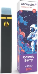 Cannastra H4CBD vienreizlietojamais Vape Pen Cosmic Berry, H4CBD 95 %, 1 ml