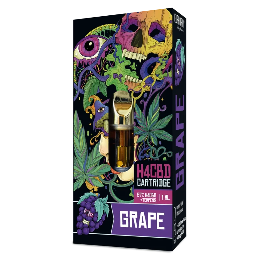 Euphoria H4CBD Cartridge Grape, H4CBD 97 %, 1 ml