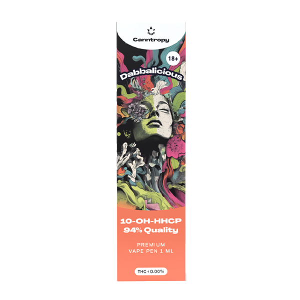 Canntropy 10-OH-HHCP Vape Pen Dabbalicious, 10-OH-HHCP 94% quality, 1 ml