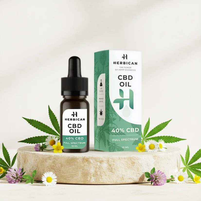 Herbican Vollspektrum CBD-Öl, 40 %, 10 ml
