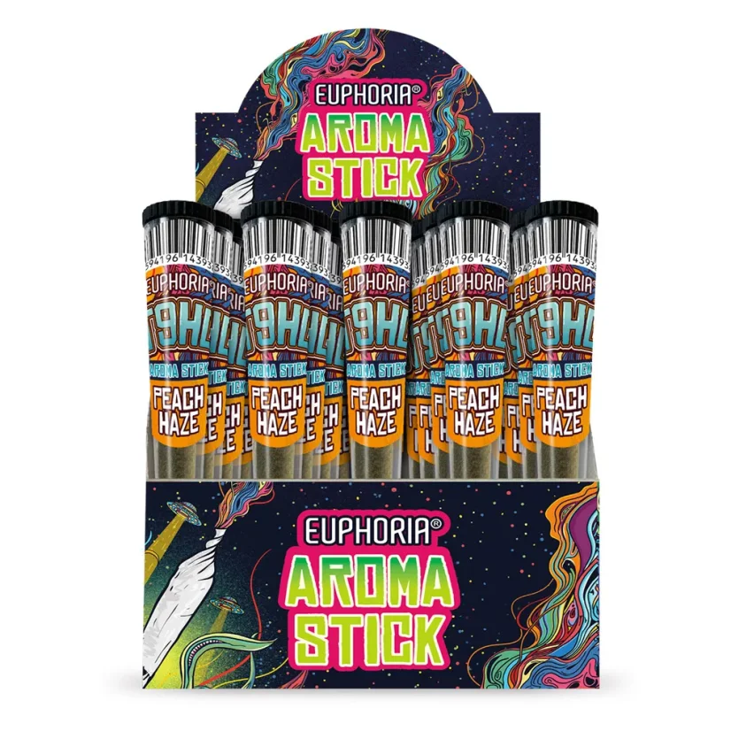 Euphoria T9HC Αρωματικό Ραβδάκι Peach Haze, 20 τεμ. σε display
