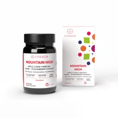 Endoca CBD Gummies Mountain High, 300 mg CBD, Strawberry flavour, 30 pcs, 60 g