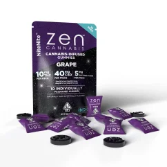 Zen CBD THC+ Gummies Grape NiteNite, 10 szt., 500 mg
