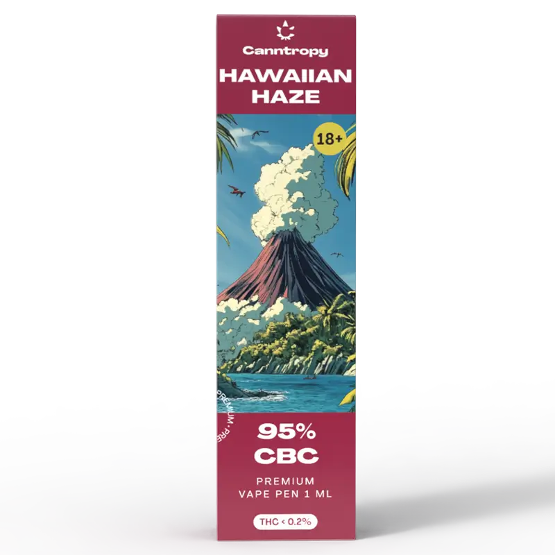 Canntropy CBC Vape Pen Hawaiian Haze, 95 % CBC, 1ml