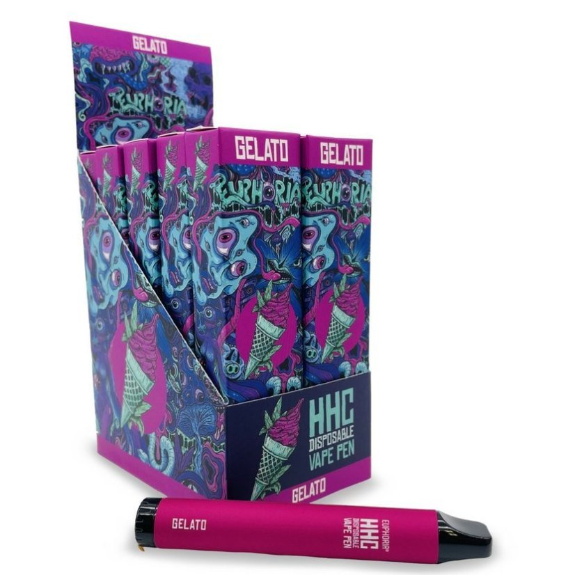 Euphoria HHC Vape Pen Gelato, 50% HHC, 1000 mg, ml