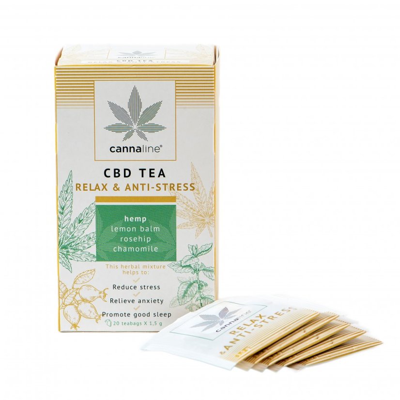 CANNALINE CBD Herbata RELAX, 30 g