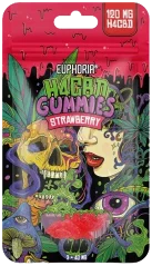 Euphoria H4CBD Gummies Aardbei, 3 x 40 mg, 120 mg