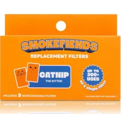 HEMPER Smoke Fiends Προσωπικό Φίλτρο Αέρα - Πακέτο 3 Ανταλλακτικών Φίλτρων - Γατάκι