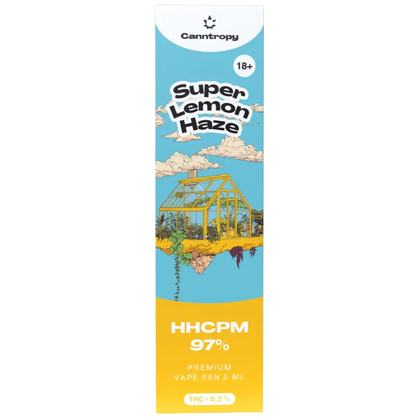 Canntropy HHCPM Vape Pen Super Lemon Haze, HHCPM  97% quality, 2 ml