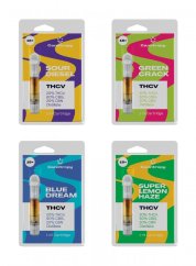 Καψάκια Canntropy THCV, όλα σε ένα σετ - 4 γεύσεις x 1 ml