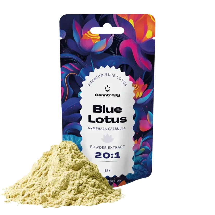 Canntropy Blue Lotus (Nymphaea Caerulea) Powder Extract 20x, 5g - 100g