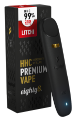 Eighty8 HHC Vape Litchi, 99 % HHC, 0,5 ml