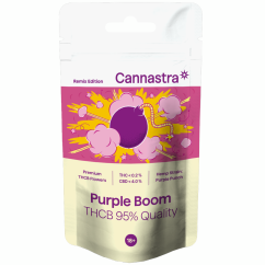 Cannastra THCB Flower Purple Boom, jakość THCB 95%, 1g - 100 g