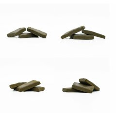 H4CBD Hash pachet de mostre de hașiș - 30 %, 40 %, 50 % și 60 %, 4 x 1 g