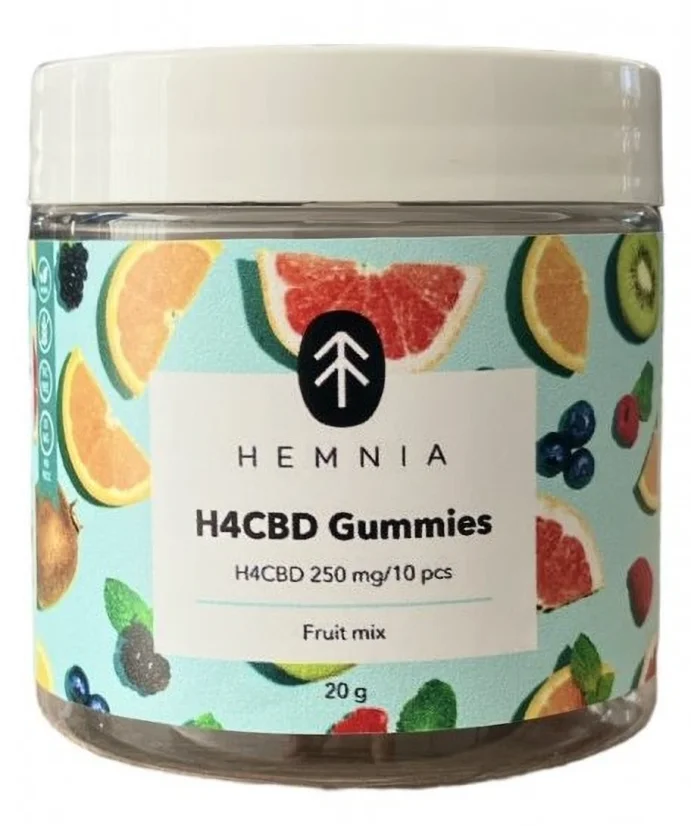 Hemnia H4CBD Gummies Fruit Mix, 250 mg H4CBD, 10 szt. x 25 mg, 20 g