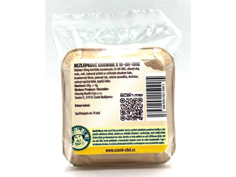 Czech CBD 10-OH-HHC chokladbrownie, 60 mg 10-OH-HHC
