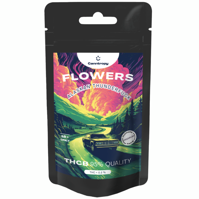 Canntropy THCB Flower Alaskan Thunderfuck, jakość THCB 95%, 1 g - 100 g