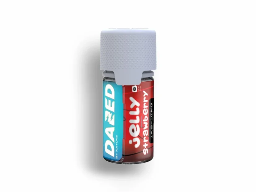 Czech CBD DAZED Jelly Strawberry, 10 mg, 8 kpl