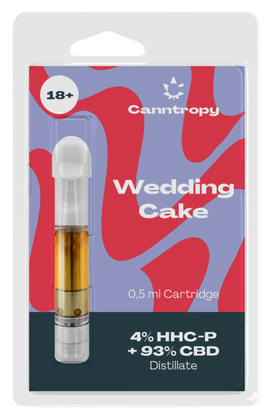 Canntropy HHCP Blend Cartridge Wedding Cake, 4 % HHC-P, 93 % CBD, 0,5 ml