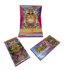 Monkey King KSS bibułki do skręcania z końcówkami filtrującymi Traymix Magnetic, 1 zeszyt