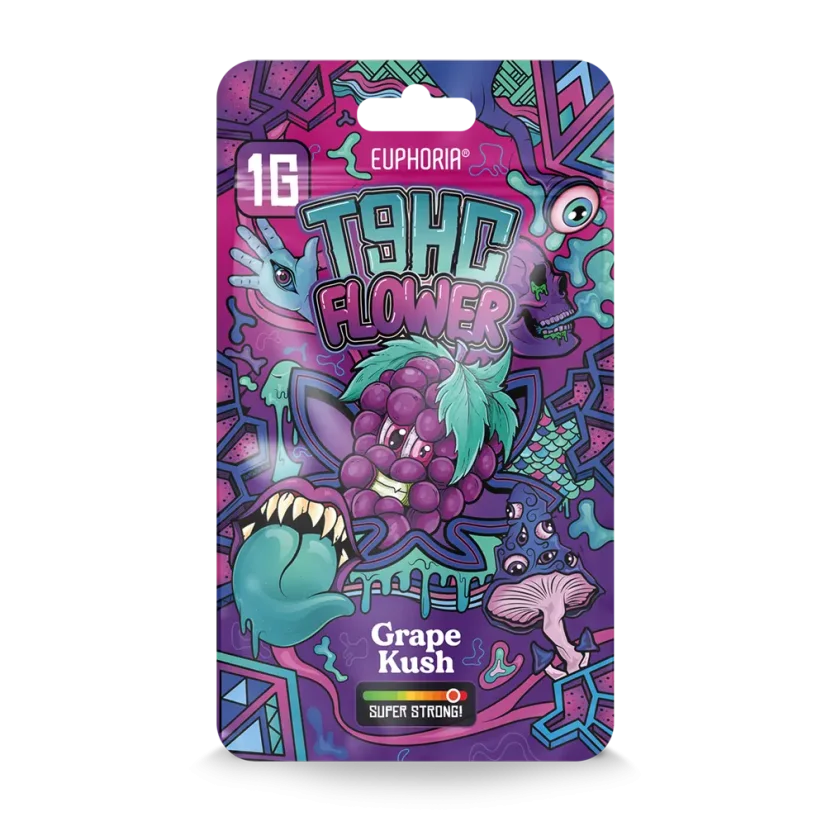 Euphoria T9HC Grape Kush - kwiaty, 1 g