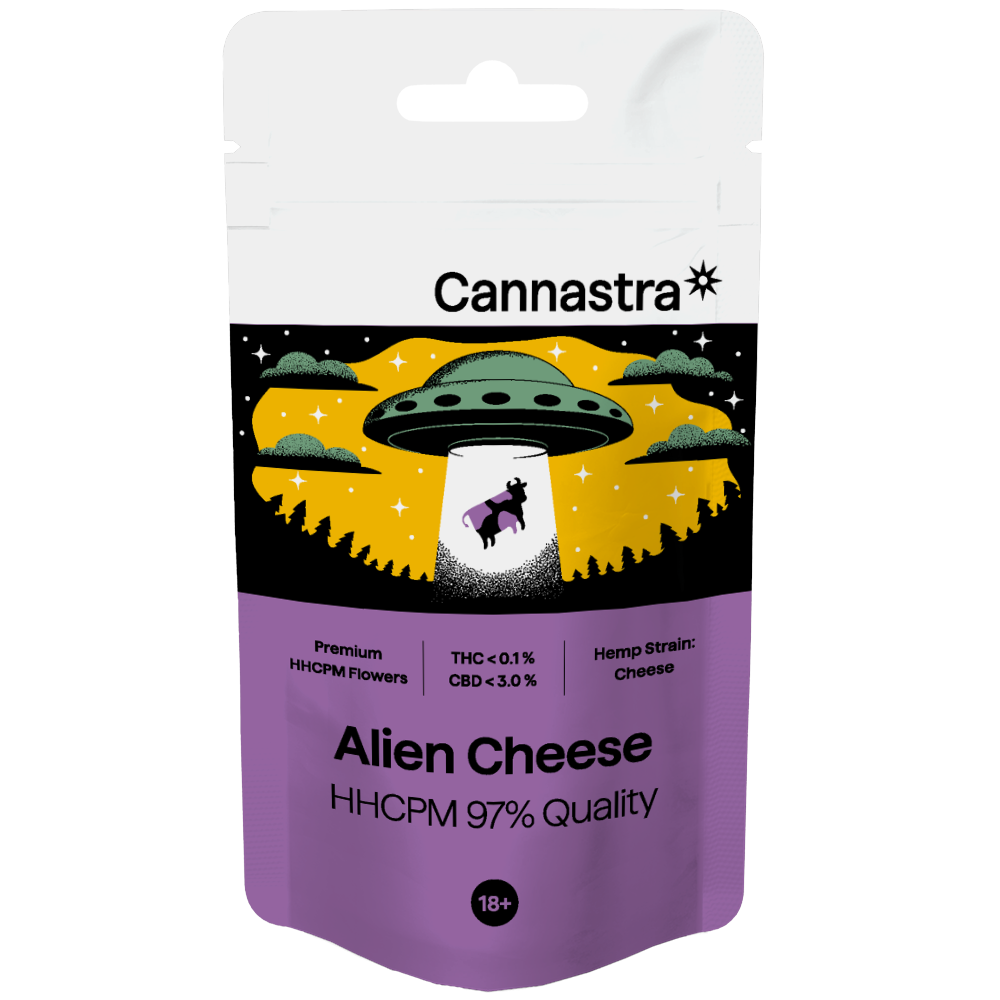 Cannastra HHCPM Flower Alien Cheese 97% Quality, 1g - 100 g