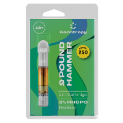 Canntropy HHCPO-Kartusche 9 Pfund Hammer 5 %, 1 ml