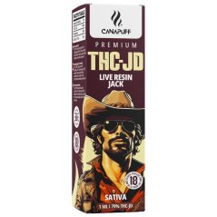 CanaPuff Vape Pen Jack til engangsbrug, 79 % THCJD, 1 ml