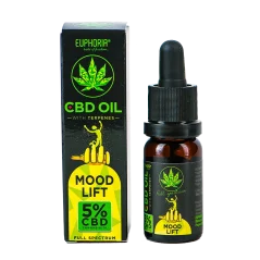 Huile de CBD Euphoria 5 % avec des terpènes 10 ml, 500 mg - Mood Lift