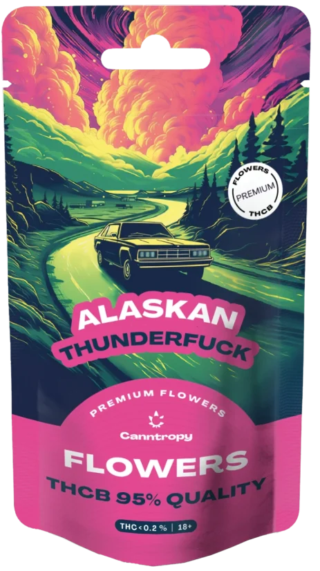 Canntropy THCB Flower Alaskan Thunderfuck, jakość THCB 95%, 1 g - 100 g